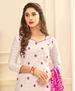 Picture of Lovely Off White Cotton Salwar Kameez