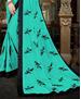 Picture of Fine Turquoise Casual Saree