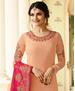 Picture of Shapely Peach Straight Cut Salwar Kameez