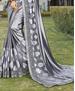 Picture of Fine Silver Silk Saree