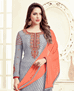 Picture of Admirable Grey Straight Cut Salwar Kameez