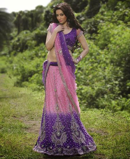 Picture of Beautiful Purple Lehenga Choli