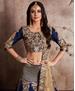 Picture of Well Formed Navy Blue Lehenga Choli
