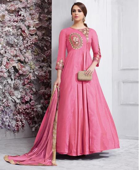 Picture of Exquisite Pink Readymade Salwar Kameez