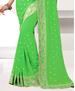 Picture of Superb Light Green Georgette Saree
