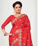 Picture of Fascinating Red Silk Saree