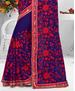 Picture of Classy Navy Blue Georgette Saree
