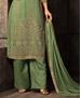 Picture of Gorgeous Rama Green Party Wear Salwar Kameez