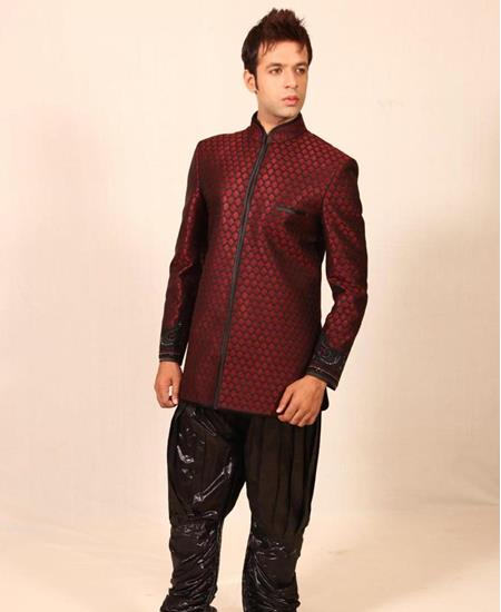 Picture of Taking Modern Maroon Indo Western