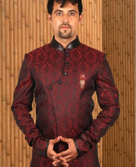 Picture of Alluring Maroon Indo Western