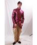Picture of Classy Fuchsia With Gold Indo Western