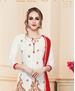 Picture of Charming White Cotton Salwar Kameez