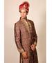 Picture of Pleasing Brown With Khakee Sherwani