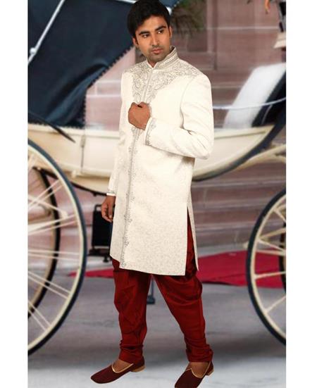 Picture of Lovely White Sherwani
