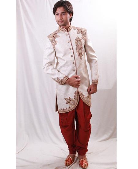 Picture of Magnificent Off White Sherwani