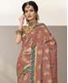 Picture of Amazing Dusty Pink Silk Saree