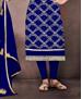 Picture of Radiant Royal Blue Straight Cut Salwar Kameez