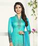 Picture of Taking Turquoise Blue Cotton Salwar Kameez