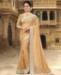 Picture of Well Formed Beige Georgette Saree