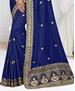 Picture of Lovely Royal Blue Designer Saree