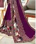 Picture of Gorgeous Purple Georgette Saree