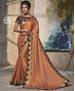 Picture of Ravishing Orange-Brown Fashion Saree