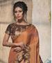 Picture of Ravishing Orange-Brown Fashion Saree