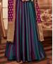 Picture of Good Looking Tow Tone Green Readymade Gown