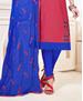 Picture of Well Formed Pink Cotton Salwar Kameez