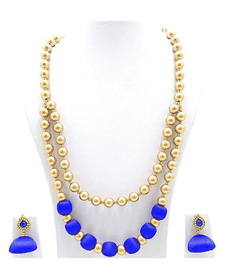 Picture of Appealing Royal Blue Necklace Set