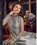 Picture of Bewitching Grey Party Wear Salwar Kameez