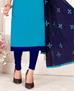 Picture of Appealing Blue Cotton Salwar Kameez