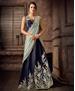 Picture of Lovely Blue Lehenga Saree