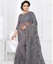 Picture of Sublime Grey Net Saree