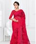 Picture of Admirable Fuschia Pink Net Saree