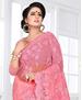 Picture of Marvelous Pink Net Saree