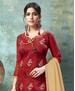 Picture of Shapely Red Cotton Salwar Kameez