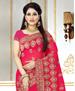 Picture of Well Formed Rani Pink Georgette Saree