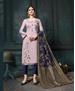 Picture of Exquisite Lilac Cotton Salwar Kameez