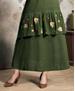 Picture of Splendid Dark Green Readymade Gown