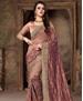 Picture of Lovely Light Brown Silk Saree
