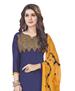 Picture of Taking Neavy Blue Cotton Salwar Kameez