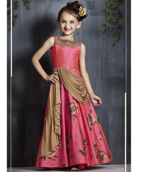 Picture of Splendid Ruby Pink Kids Gown