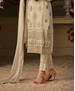 Picture of Nice Gray Straight Cut Salwar Kameez