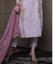 Picture of Stunning Light Purple Cotton Salwar Kameez
