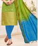 Picture of Gorgeous Green Straight Cut Salwar Kameez