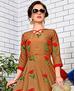 Picture of Good Looking Golden Brown Kurtis & Tunic
