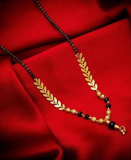 Picture of Magnificent Golden & Black Mangalsutra