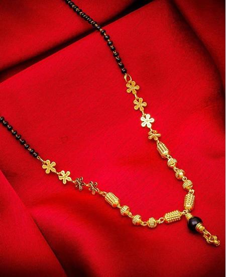Picture of Bewitching Golden & Black Mangalsutra