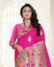 Picture of Pleasing Pink Silk Saree